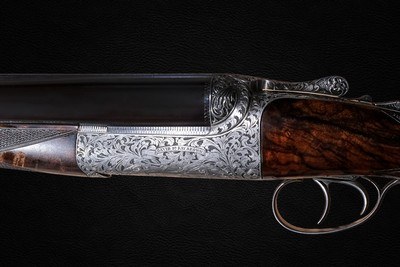 David McKay Brown - Round Body Double Rifle, SxS, .577. 25