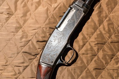 Winchester - Model 42, Game Scene Engraving, .410. 26