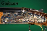 CSMC - A10, O/U Sidelock, Multi-Color Gold Gallery Gun, 12ga. 30
