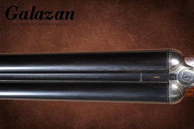 Lang & Hussey - Full Sidelock, SxS, Pre-War, New Bonds St. London Address 12ga. 30