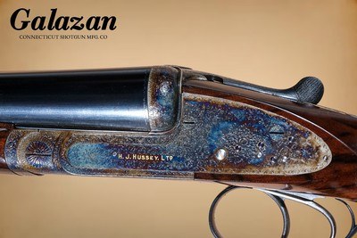 H.J. Hussey - SxS, Imperial Ejector, 12ga. 28