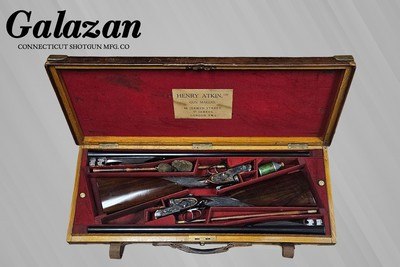Henry Atkin - Self-Opening, SxS, Sidelock Ejectors, Matched Pair, 16ga/16ga. 28