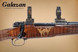 GALAZAN - Custom Bolt Action Rifle, 400 H&H Magnum, 24” Barrel. MAKE OFFER. - Image 2 of 14