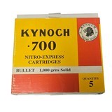 Kynoch .700 - Nitro Express Cartridges - 1000 Grain Sold - 5 Count (5 AVAILABLE) - Image 1 of 1