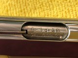 Collector Grade Belgium Made Nickel 1966 FN “Baby” Browning .25 ACP Semi Automatic With Original Zipper Pouch - 6 of 15