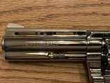 Collector Grade 1976 Nickel 4” Colt Diamondback 38 Special With Original Box And Colt Archive Letter - 7 of 15