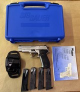 Highly Sought After And Desirable Discontinued Sig Saure P226 9mm SSS Stainless Steel With Extra Magazines & Holster - 1 of 10