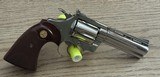 Collector Grade 1976 Nickel 4” Colt Diamondback 38 Special with Original Box and Colt Archive Letter - 4 of 15