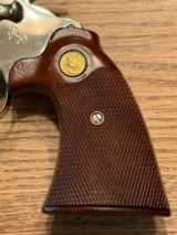 Collector Grade 1976 Nickel 4” Colt Diamondback 38 Special with Original Box and Colt Archive Letter - 10 of 15