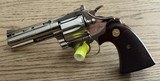 Collector Grade 1976 Nickel 4” Colt Diamondback 38 Special with Original Box and Colt Archive Letter - 3 of 15