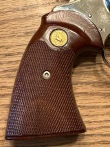 Collector Grade 1976 Nickel 4” Colt Diamondback 38 Special with Original Box and Colt Archive Letter - 9 of 15