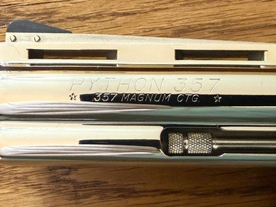 High Condition Collector Grade 1977 Bright Nickel 4” Colt Python .357 Magnum with Original Box and Colt Archive Letter - Image 13 of 15