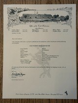 High Condition Collector Grade 1977 Bright Nickel 4” Colt Python .357 Magnum with Original Box and Colt Archive Letter - Image 2 of 15