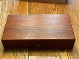 High Condition Collector Grade 1979 Bright Nickel 5” S&W 27-2 .357 Mag P&R 3Ts with Wooden Presentation Case, Outer Shipping Box, & Archive Letter - Image 14 of 15