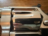 High Condition Collector Grade 1979 Bright Nickel 5” S&W 27-2 .357 Mag P&R 3Ts with Wooden Presentation Case, Outer Shipping Box, & Archive Letter - Image 4 of 15
