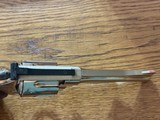 High Condition Collector Grade 1979 Bright Nickel 5” S&W 27-2 .357 Mag P&R 3Ts with Wooden Presentation Case, Outer Shipping Box, & Archive Letter - Image 9 of 15