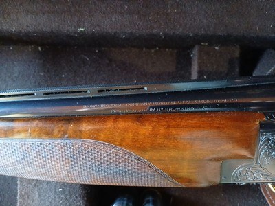 Orvis Browning B125 Limited A. Poes Engraved O/U - Image 5 of 12