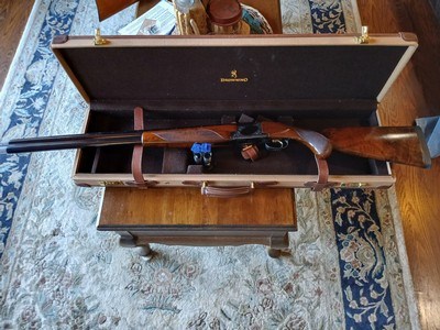 Orvis Browning B125 Limited A. Poes Engraved O/U - Image 2 of 12