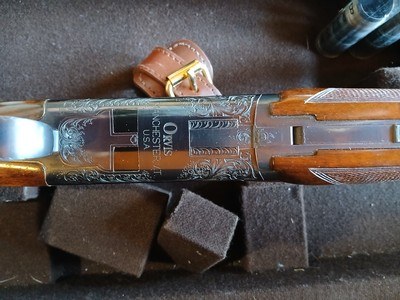 Orvis Browning B125 Limited A. Poes Engraved O/U - Image 4 of 12