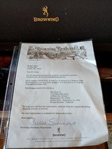Orvis Browning B125 Limited A. Poes Engraved O/U - Image 10 of 12