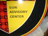 Metal Winchester Gun Advisory Center Sign - 8 of 11