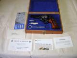 Smith & Wesson 57 41 mag with walnut case - 1 of 15