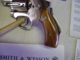 Smith & Wesson Mod 40 38 S&W Nickel NIB - 3 of 17