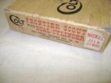 Colt Frontier Scout K Model Dual Cylinder Nickel with box - 15 of 17