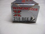 Full Box Winchester Super X 218 Bee 46 Gr Hollow Point 50 Rds - 3 of 6