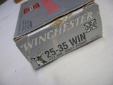 Winchester Super X 25-35 ammo Full Box 20rds - 2 of 5