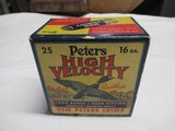 Full Box Peters High Velocity Rustless 16ga 2 3/4" 3-1 1/8-6 - 1 of 10