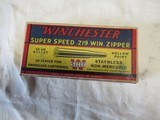 Full Box Winchester Super Speed 219 Zipper 20rds - 2 of 10