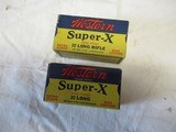 2 Boxes Western Super X 22 Ammo 1 Long & 1 Long Rifle Full - 1 of 7