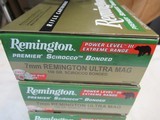 5 Boxes 100 Rds Remington Premier Scirocco Bonded 7MM Remington Ultra Mag Factory Ammo - 2 of 8