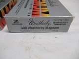 2 Full Boxes Factory Weatherby 300 Weatherby Magnum Ammo - 3 of 7