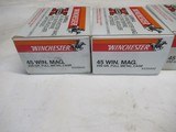4 Full boxes 80 Rds Winchester Super X 45 Win Mag Ammo - 3 of 6