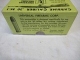 Full Box 50 rds Universal Firearms Corp. M-1 .30 Caliber Carbine Ammo - 4 of 5