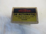 Full Box Western Lubaloy 38 Automatic Ammo 50 Rds - 8 of 9