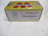 Full Box 50 rds Winchester 30 Carbine Ammo - 4 of 6