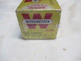 Full Box 50 rds Winchester 30 Carbine Ammo - 5 of 6