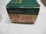 Remington Hi-Speed 218 Bee Ammo 45 Rds & 55 Casings - 7 of 7