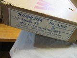 Winchester Mod 43 Std 22 hornet With Box NICE! - 24 of 24