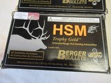 3 Boxes 60 Rds HSM Trophy Gold 300 WHBY Mag Ammo - 2 of 8