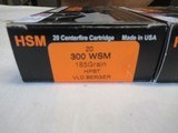 3 Boxes 60 Rds HSM Trophy Gold 300 WSM Ammo - 4 of 8