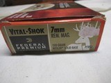 Full Box 20 Rds Federal Premium Vital-Shok 7MM Rem Mag Ammo - 2 of 5