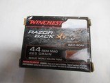 Full box 20 Rds Winchester Razor Back XT 44 Rem Mag - 1 of 4