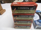 5 Boxes 100 Rds Factory Federal Premium 300 Win Mag ammo - 2 of 7