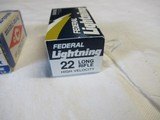 Lot of Eight Boxes Vintage 22LR Ammo All Full Boxes - 8 of 9