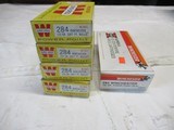 5 Boxes 100 Rds Winchester 284 Factory Ammo - 1 of 3