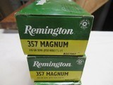 5 Boxes 250 Rds Remington 357 Magnum 110 Gr Semi-Jktd Hollow Point Ammo - 2 of 6